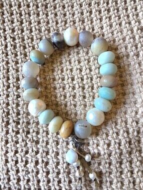 Chan Luu Amazonite Mix Beaded Stretch Bracelet.